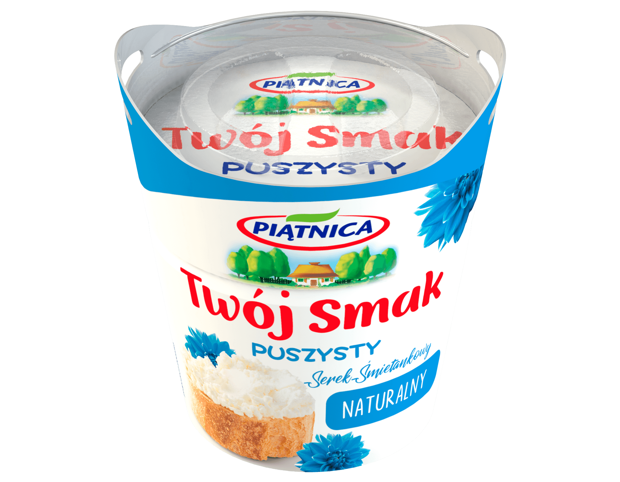 Serek puszysty naturalny Twój Smak 150g esklep.polomarket.pl