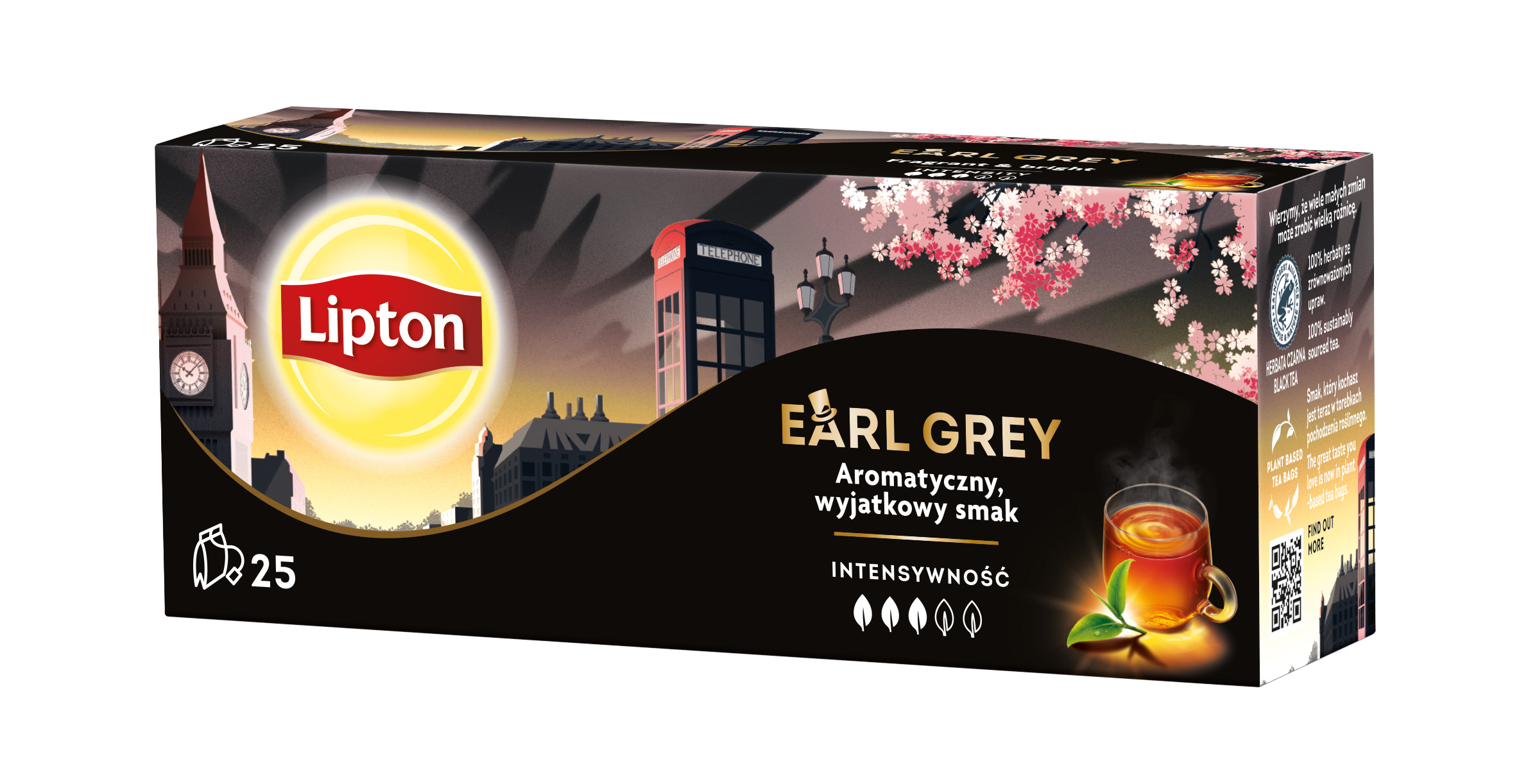 Herbata Lipton Earl Grey 25x1,5g esklep.polomarket.pl