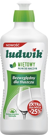 Płyn do mycia naczyń Ludwik mięta 450ml