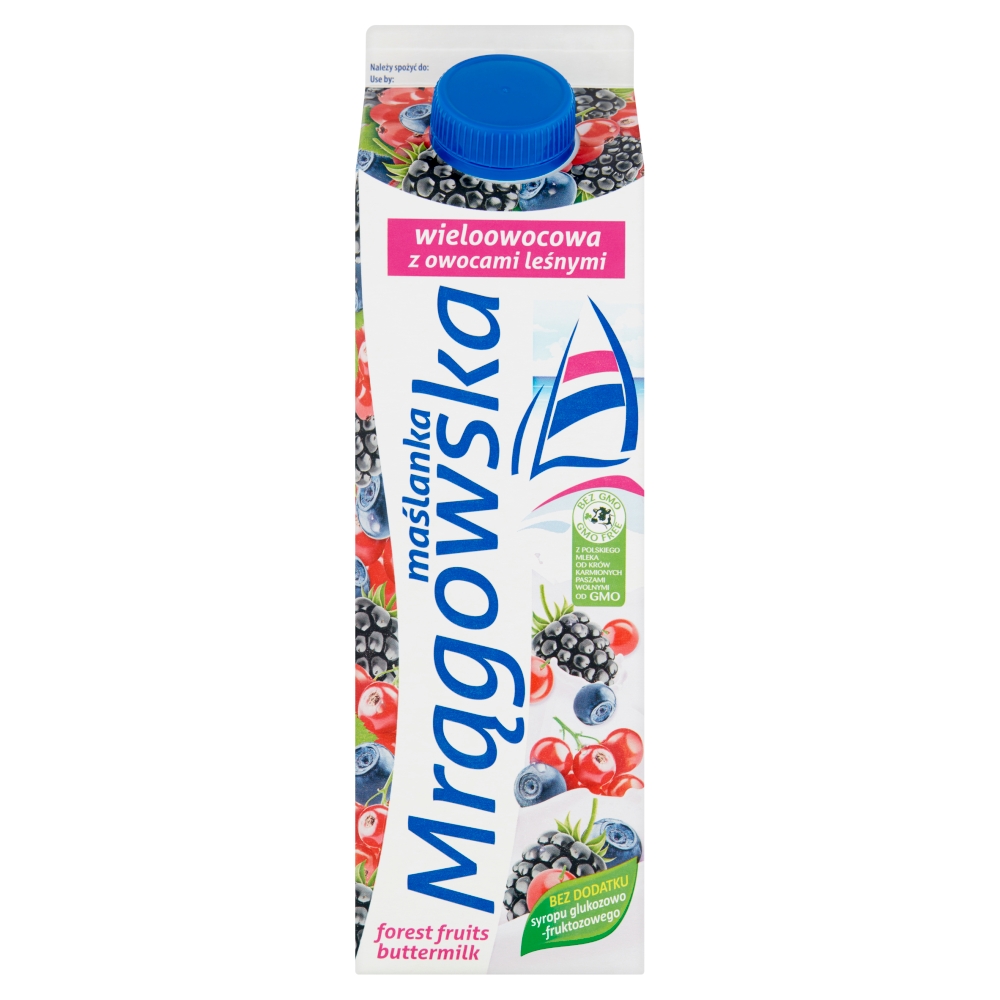 Maślanka Mrągowska trusk/ow.leśne mix 1L