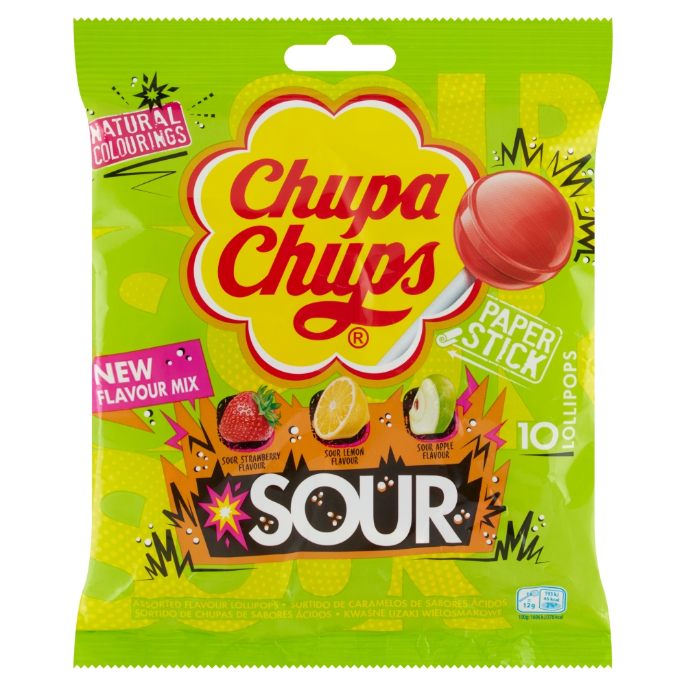Lizaki kwaśne Chupa Chups 120g