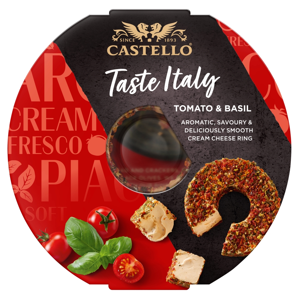 Serek Pomidory i Bazylia  Castello 125g