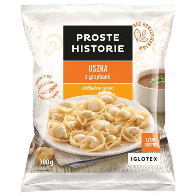 Uszka Iglotex z grzybami 300g