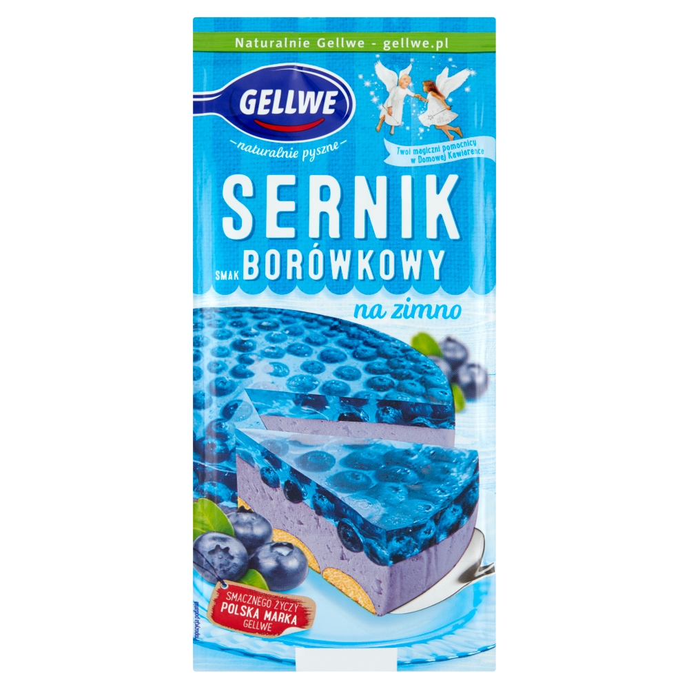 Sernik na zimno borówkowy Gellwe 193g esklep.polomarket.pl