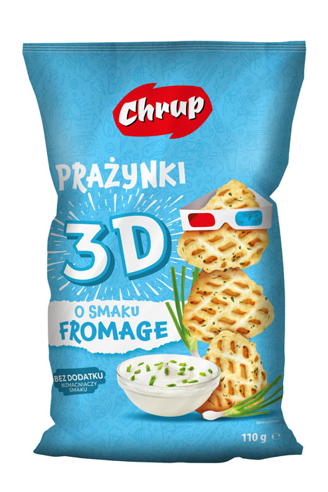 Chrup prażynki 3D fromage 110g