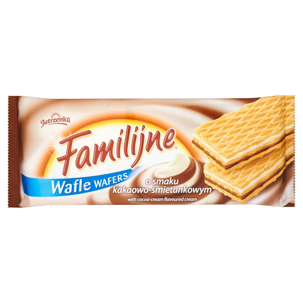 Wafle kakaowo-śmietankowe Familijne 180g esklep.polomarket.pl