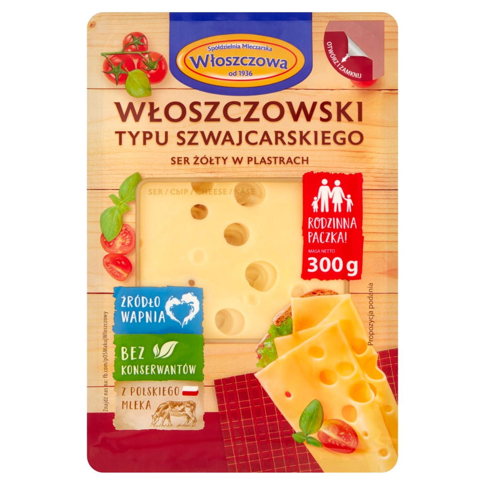 Ser Włoszczowski plastry 300g