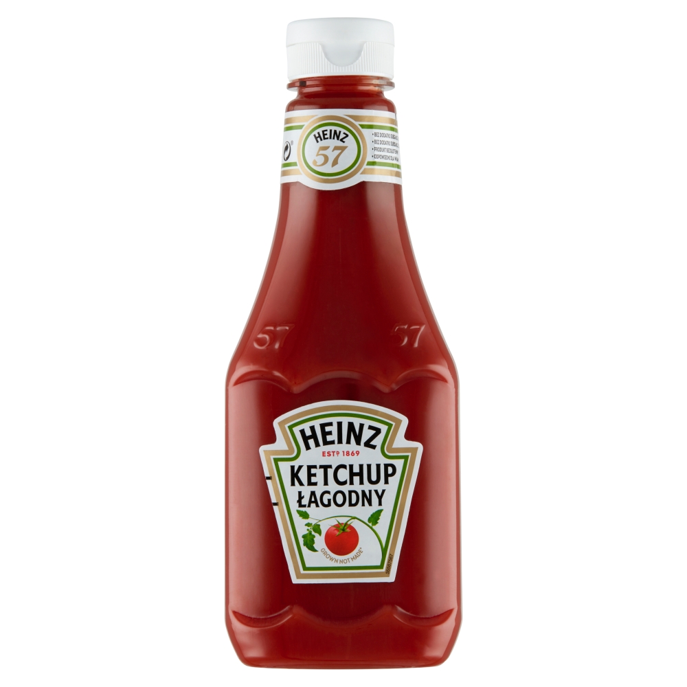 Ketchup łagodny Heinz 450g esklep.polomarket.pl
