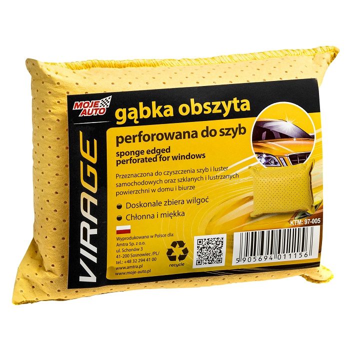 Gąbka Obszyta Perforowana do Szyb
