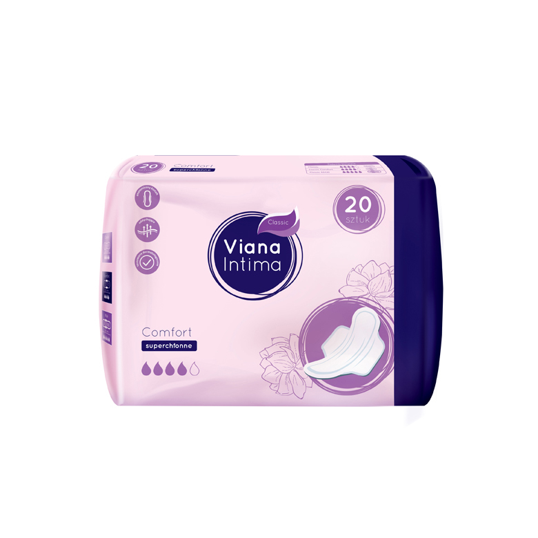 Podpaski comfort Viana Intima 20szt.