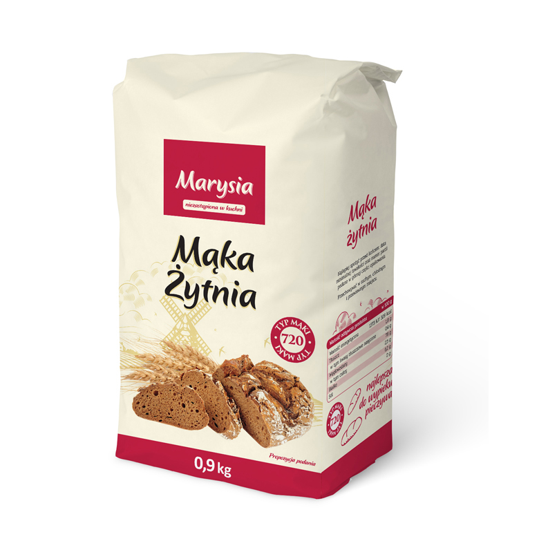 Mąka  żytnia T720 Marysia 0,9kg