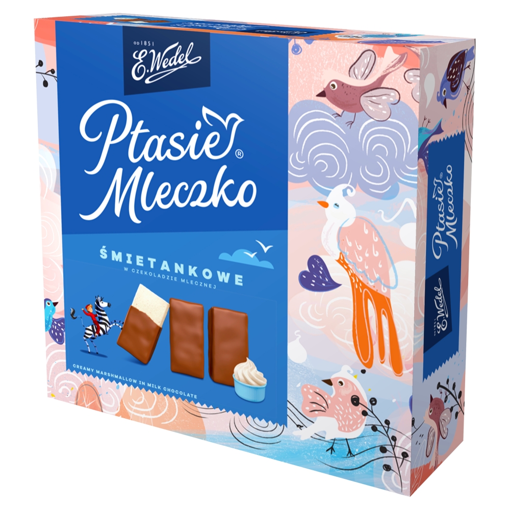 Pianka śmietankowa Ptasie Mleczko 340g esklep.polomarket.pl