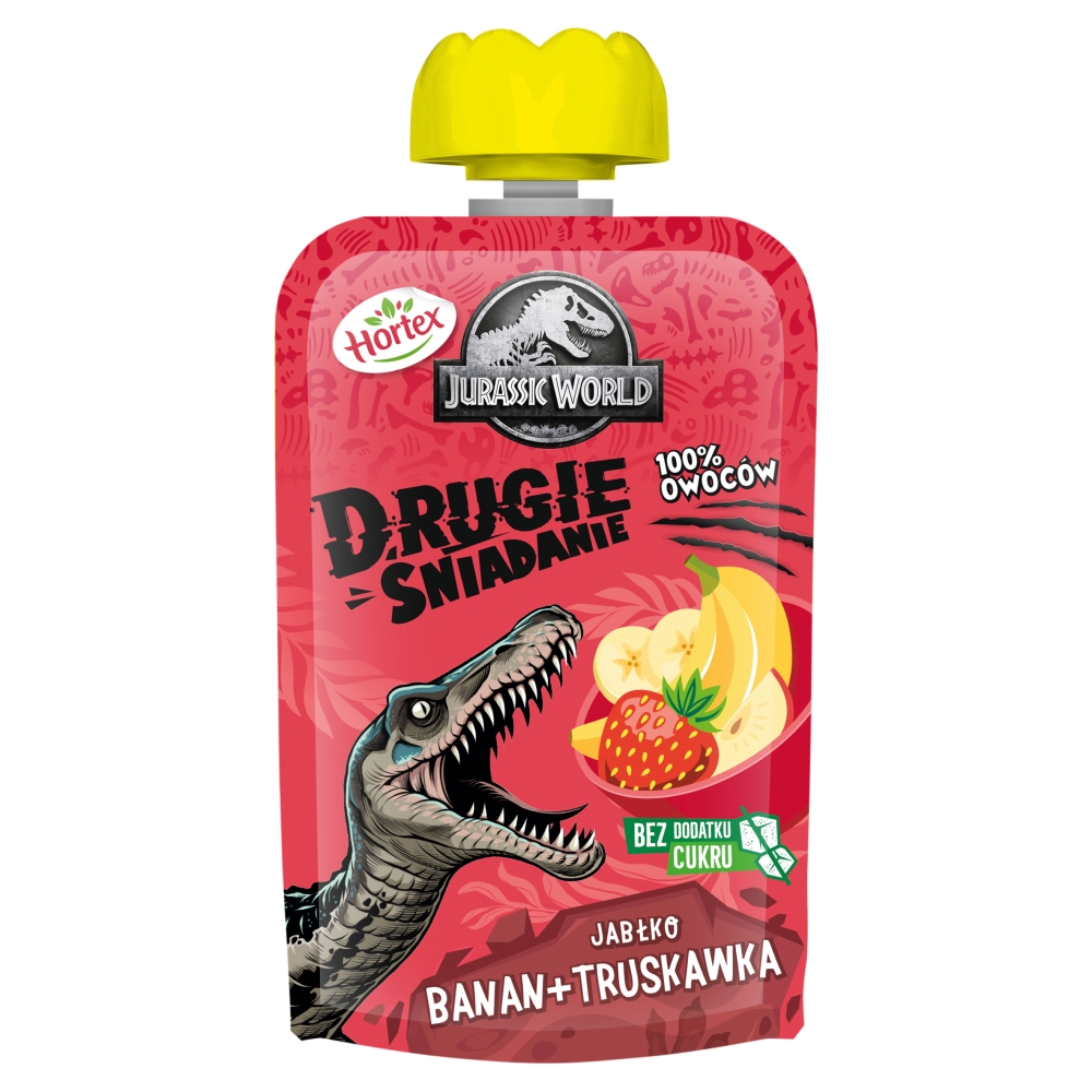 Mus DrugieŚniad jabłko banan truskaw100g