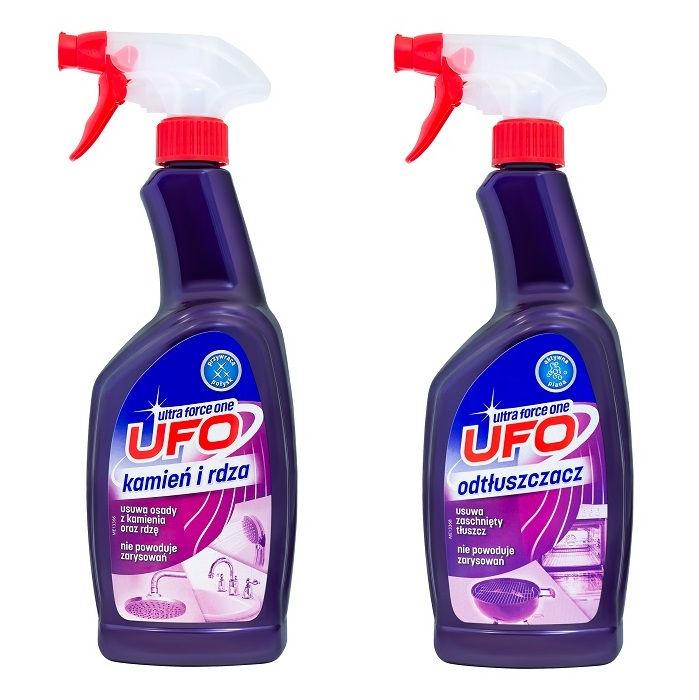 UFO płyn do czyszczenia tłuszcz i brud / kamień i rdza sort.750ml