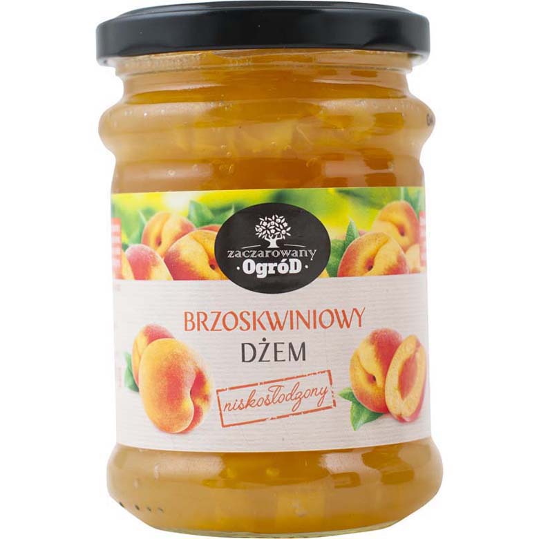 Dżem brzoskwiniowy niskosłodzony Zaczarowany Ogród 280g