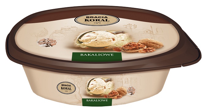 Lody Bracia Koral bakaliowe 900ml
