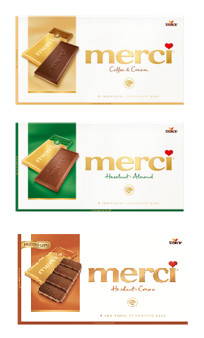 Czekolada Merci mix 100g esklep.polomarket.pl