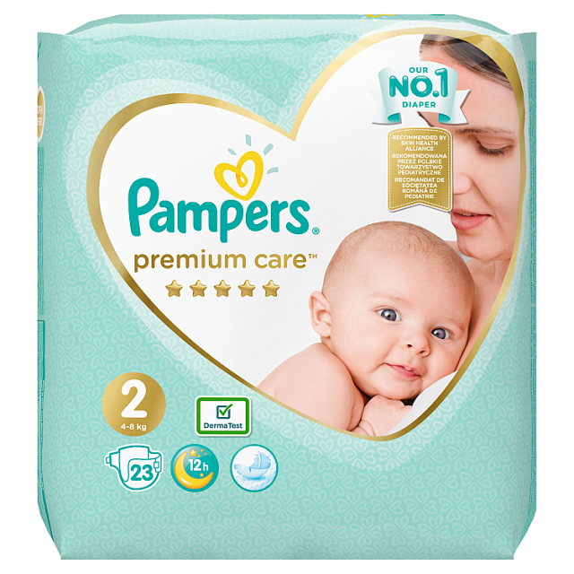 Pieluchy Premium Care 2 Pampers 23szt