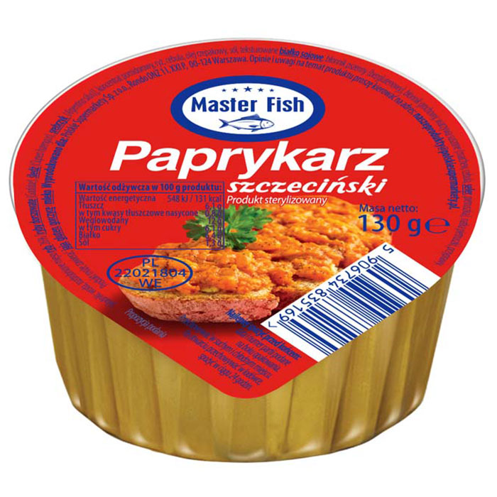 Master Fish paprykarz szczeciński 130g