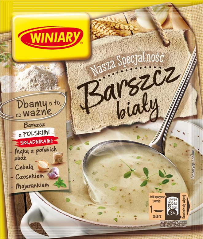 Zupa barszcz biały Winiary  66g esklep.polomarket.pl