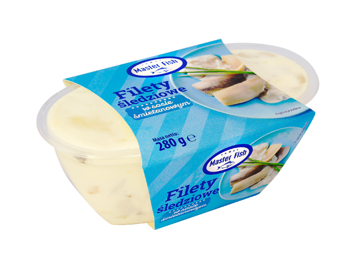 Master Fish filety śledziowe w sosie śmietanowym 280g
