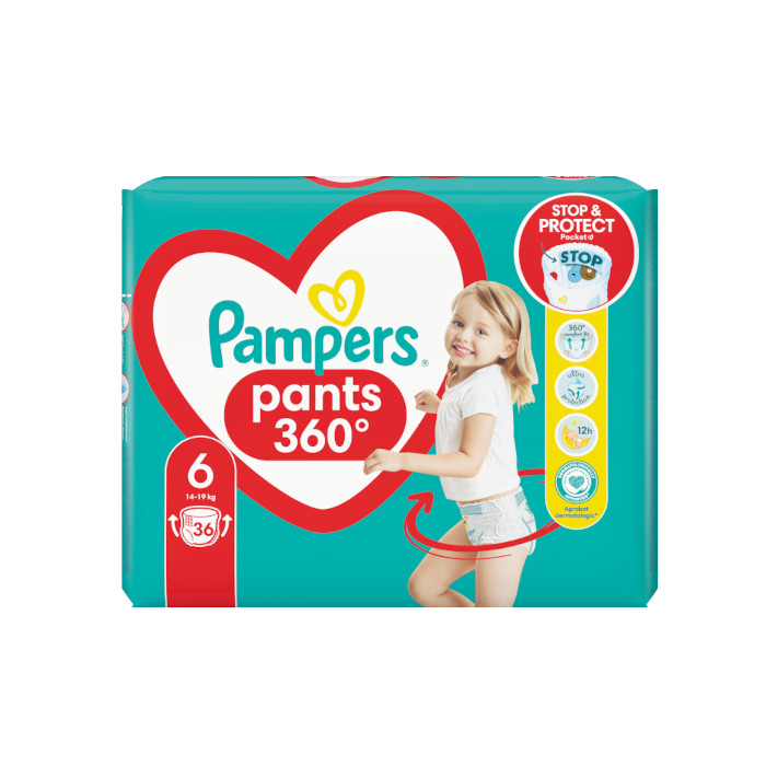 Pieluchy Pampers Pants 6 36szt