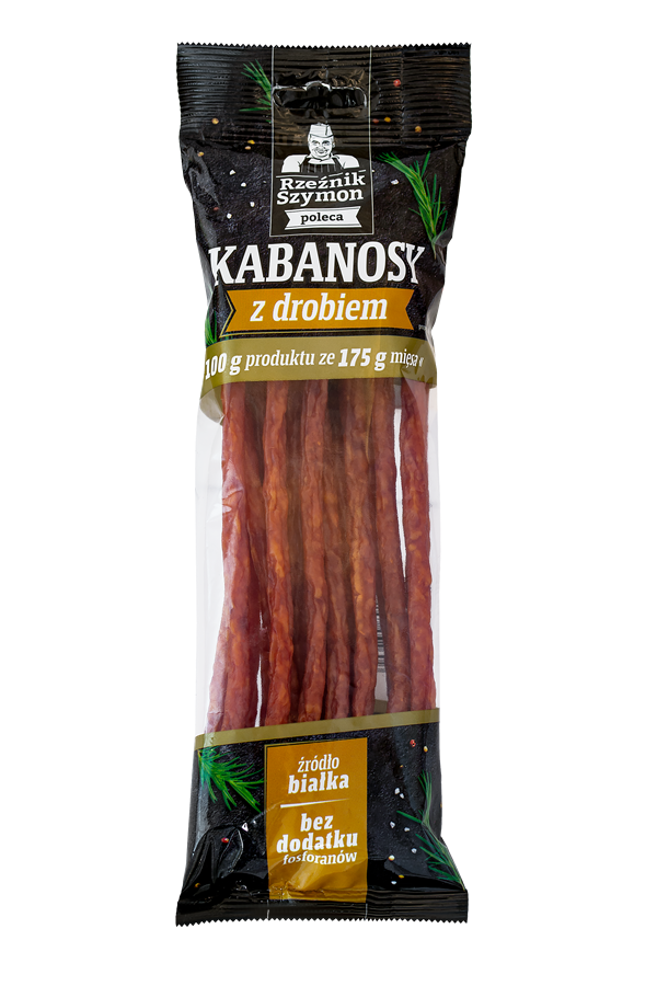 Kabanosy z drobiem Rzeźnik Szymon 120 g