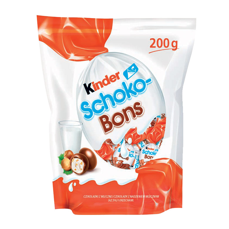 Cukierki Schoko Bons Kinder 200g esklep.polomarket.pl