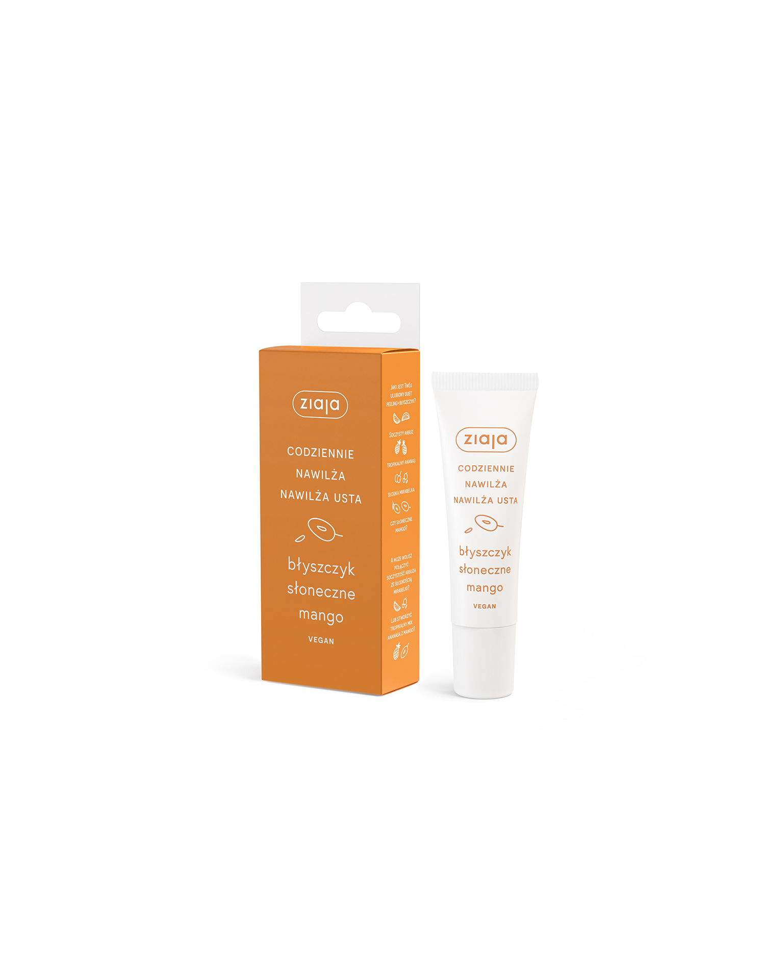 Błyszczyk słoneczne mango Ziaja 12ml