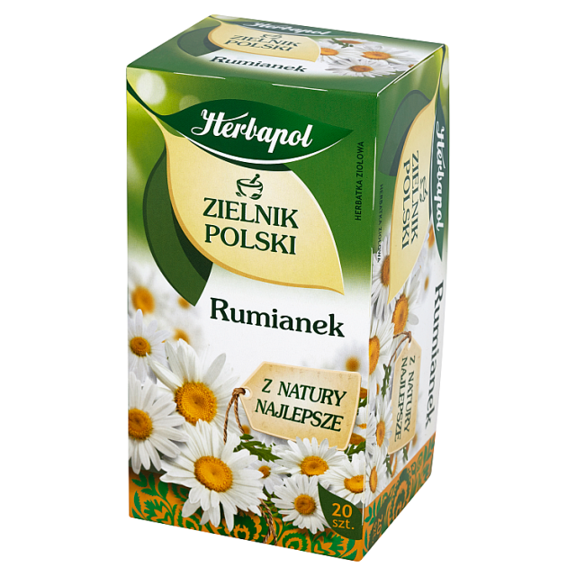 Herbatka rumianek Zielnik Polski Herbapol 20tb esklep.polomarket.pl