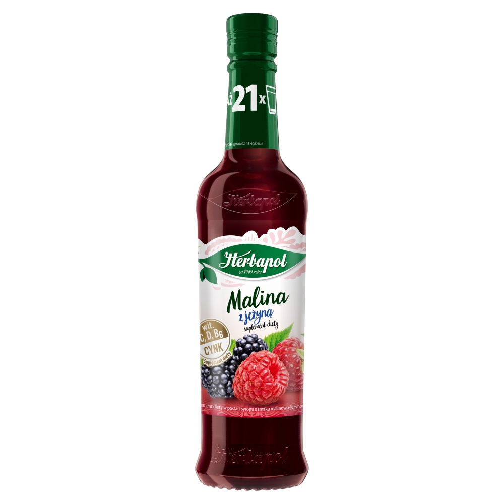 Syrop Malina z jeżyną Herbapol 420ml
