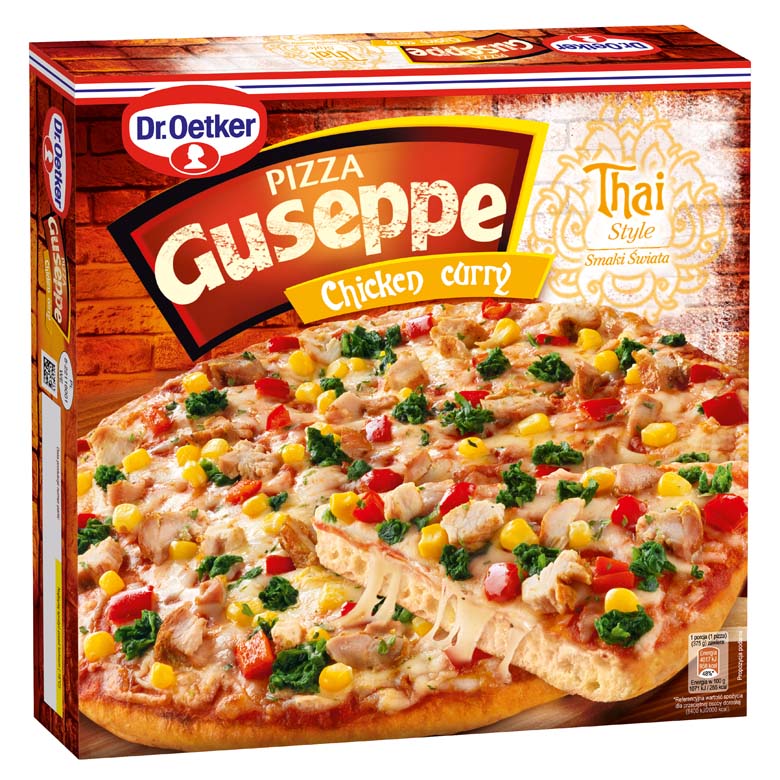 Pizza Guseppe Chicken curry Dr.Oetker 375 g