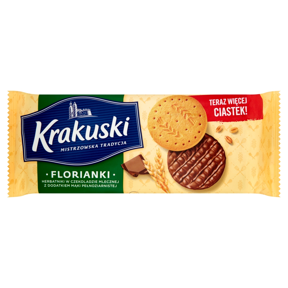 Florianki w czekoladzie mlecznej Krakuski 171g esklep.polomarket.pl