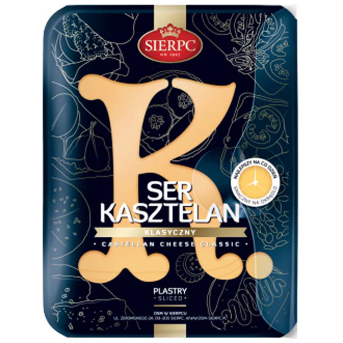 Ser Kasztelan klasyczny plastry 135g esklep.polomarket.pl