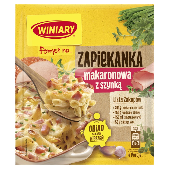 Pomysł na  Zapiekankę z szynką Winiary  35g esklep.polomarket.pl