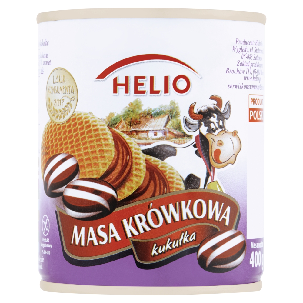 Masa Helio kajmakowa o smaku kukułka 400g