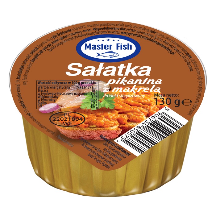 Master Fish sałatka pikant z makrelą130g