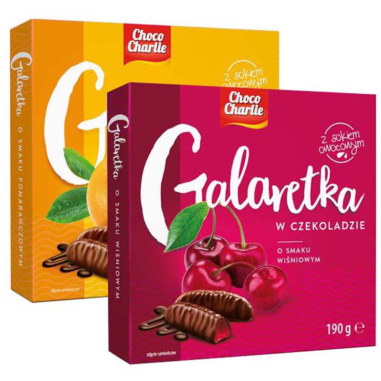 Galaretka w czekoladzie Choco Charlie sort 190g