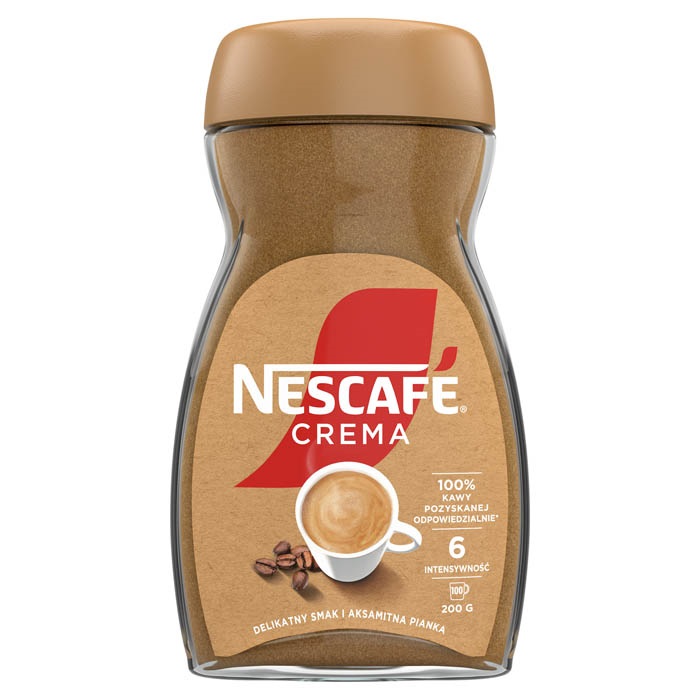 Kawa rozpuszczalna Nescafe Crema 200g esklep.polomarket.pl