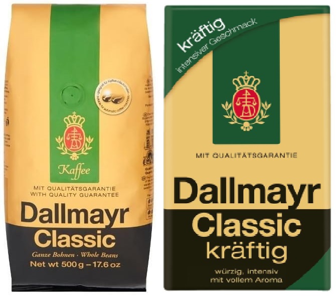Kawa ziarnista lub mielona Dallmayr Classic 500g