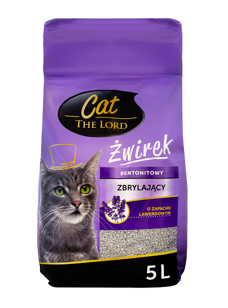 Żwirek bentonitowy dla kota Cat The Lord 5l
