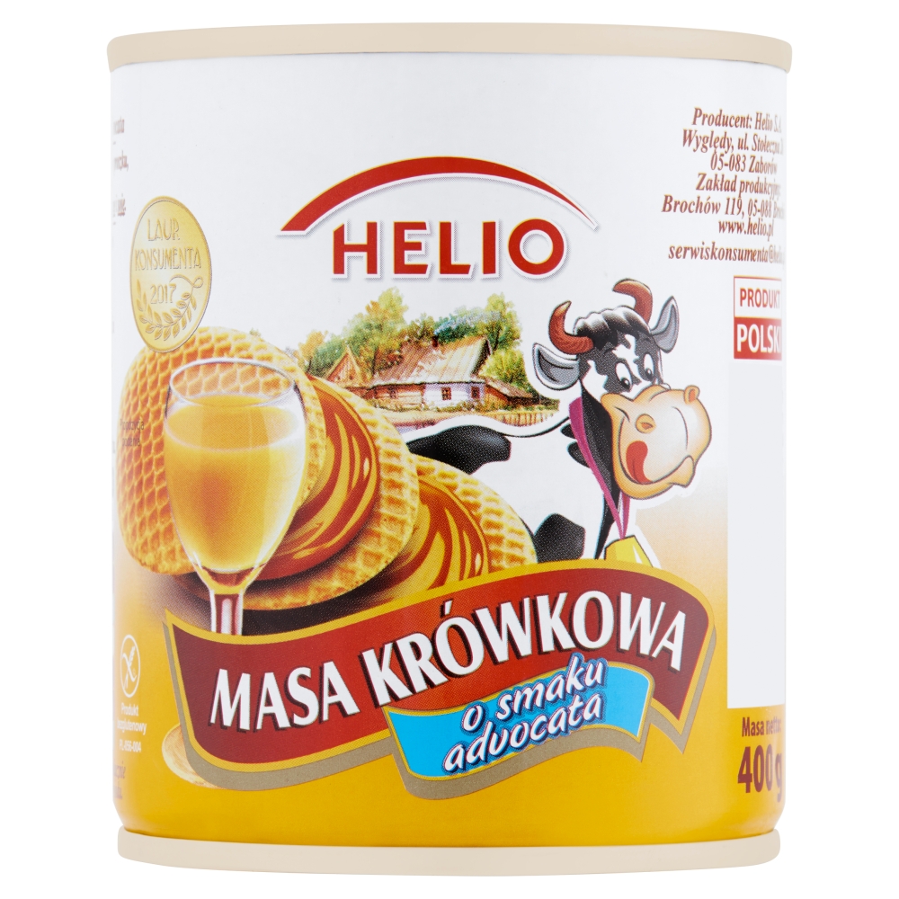 Masa kajmakowa o smaku advocata Helio 400g