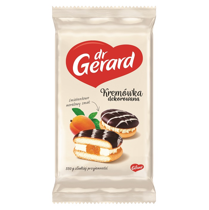 Ciastka morelowe Kremówki 330g