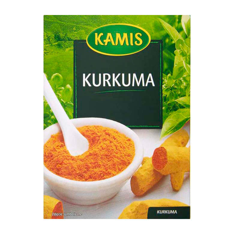 Przyprawa kurkuma Kamis 20g esklep.polomarket.pl