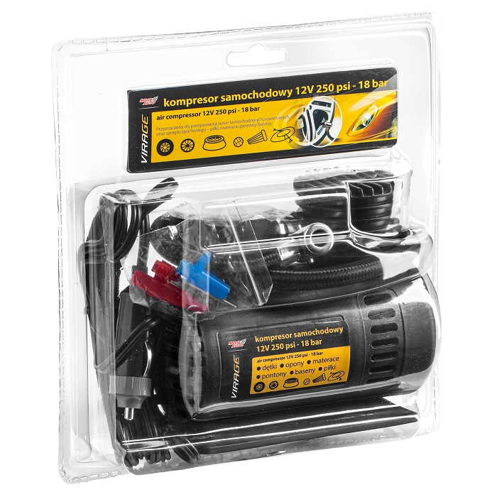 Kompresor Samochodowy12V 250 Psi - 18Bar