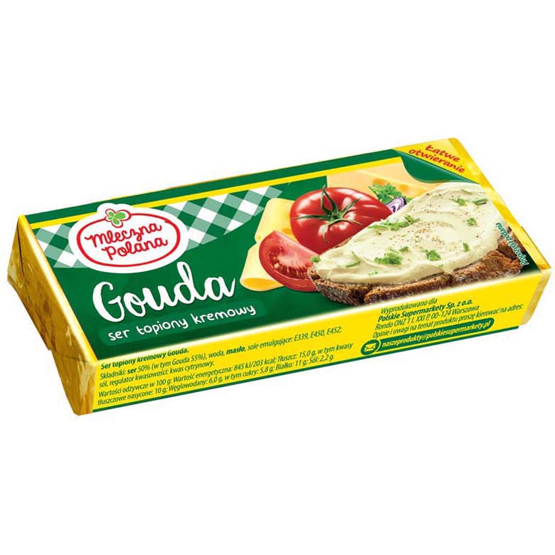 Ser  Gouda topiony bloczek Mleczna Polana 100g