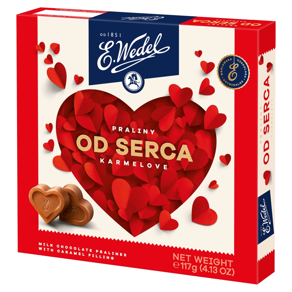 Bomboniera Praliny od Serca Wedel 117g