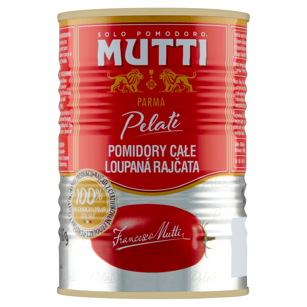 Pomidory Pelati bez skóry MUTTI 400g esklep.polomarket.pl