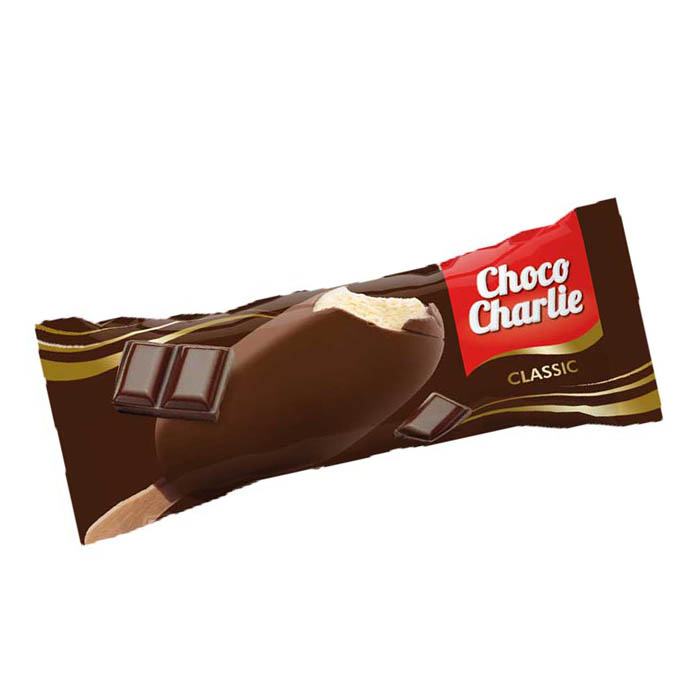 Lody czekoladowe w czekoladzie mlecznej Choco Charlie120ml