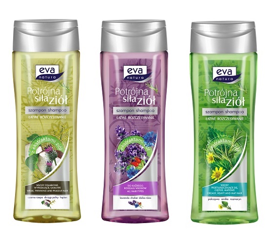 Szampon Potrójna Siła Ziół Eva Natura sort 400ml
